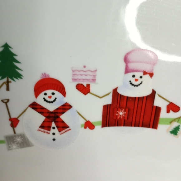 80s Dylan Designs Christmas Platter - Picture 2 of 7